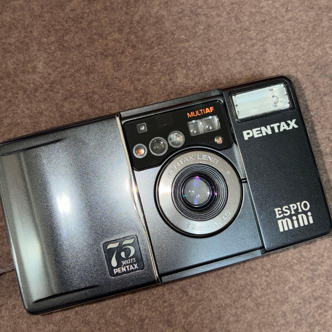 【完動品】PENTAX ESPIO mini 75周年 極美品　フィルムカメラ