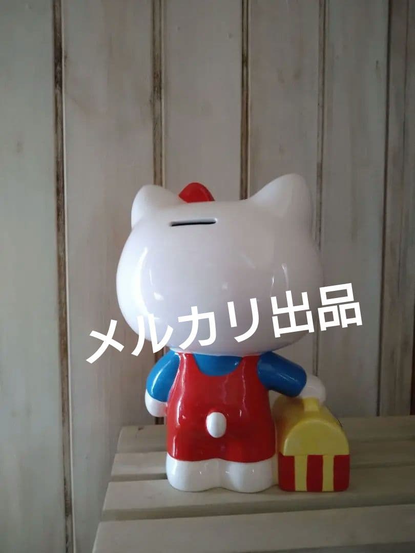 サンリオ★インテリア:陶器:置物:未使用★キティちゃん:レトロ:レア