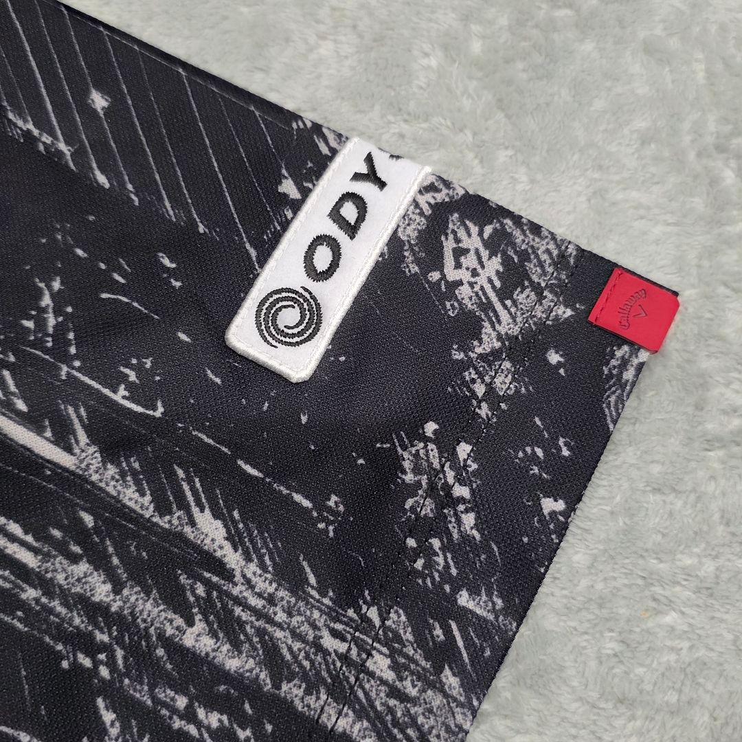 【未使用】Callaway　キャロウェイ　ポロシャツ　M　ブラック　総柄　ゴルフ