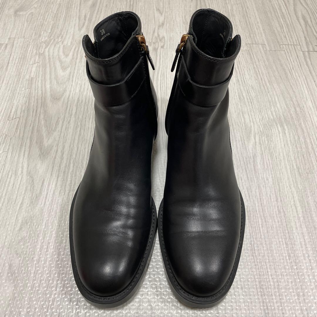 【良好】23AW 定価11万 TOD'S トッズ Tタイムレス ブーツ 38