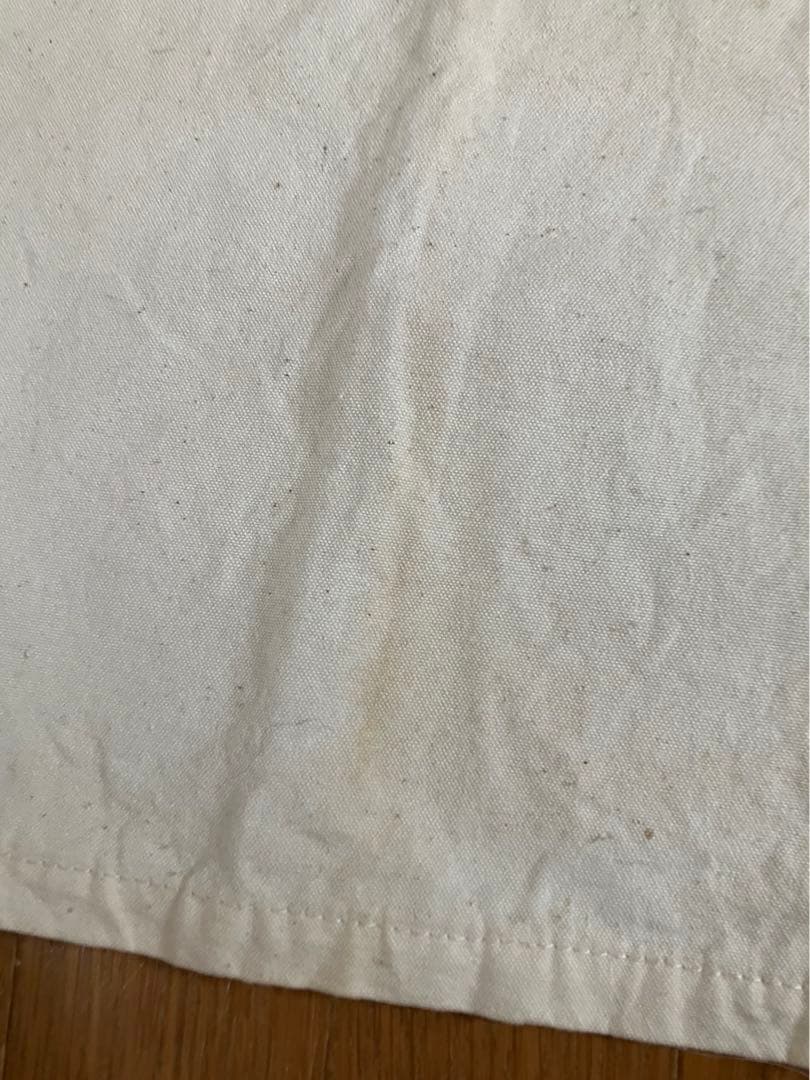 マニー　many　エプロン　カントリー柄　綿　レア　レトロ