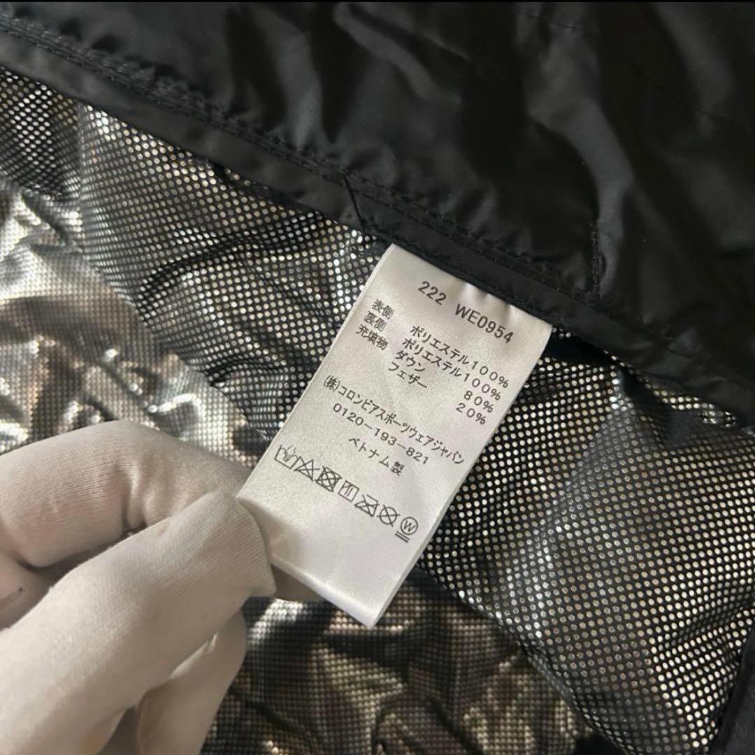 【大人気❗️】極暖！columbia マウンテンパーカー　ダウン　ブラックL