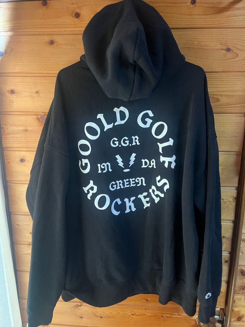 GOOLD GOLF ROCKERS OG LOGO HOODIE XL 黒