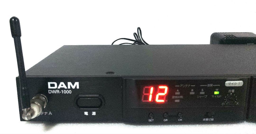 第一興商　DAM DWR-1000ワイヤレスマイク受信機