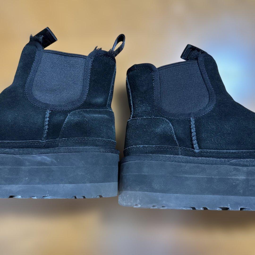 UGG黒 スエード チェルシーブーツ