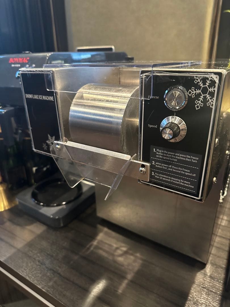 スノーフレイクアイスメーカー シルバー かき氷機（業務用）