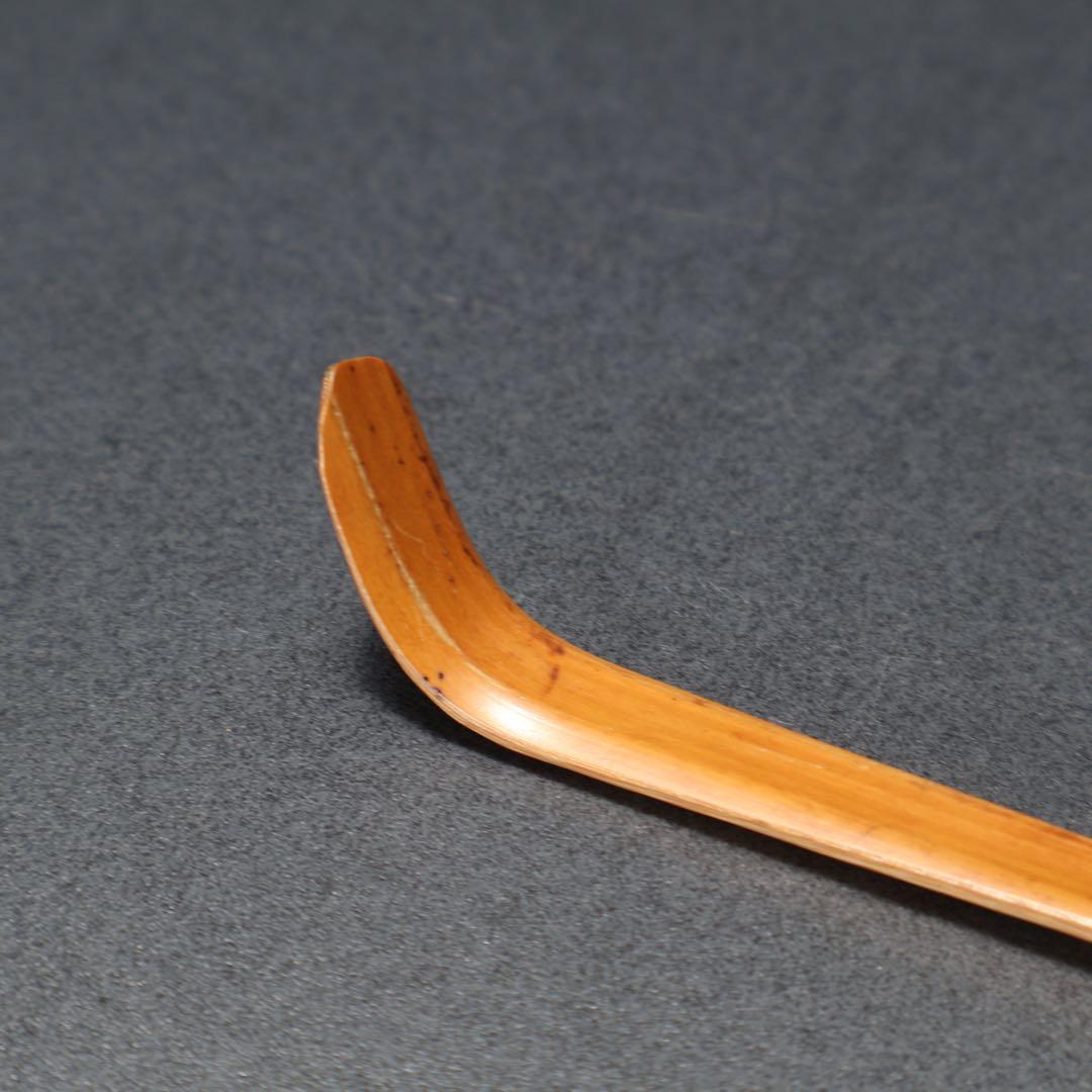【茶道具】茶杓　雁が音　かりがね　小堀定泰　大徳寺 R0539ダP