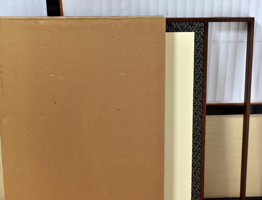 こまつなぎ　風炉先屛風【極上品】お茶道具／共箱