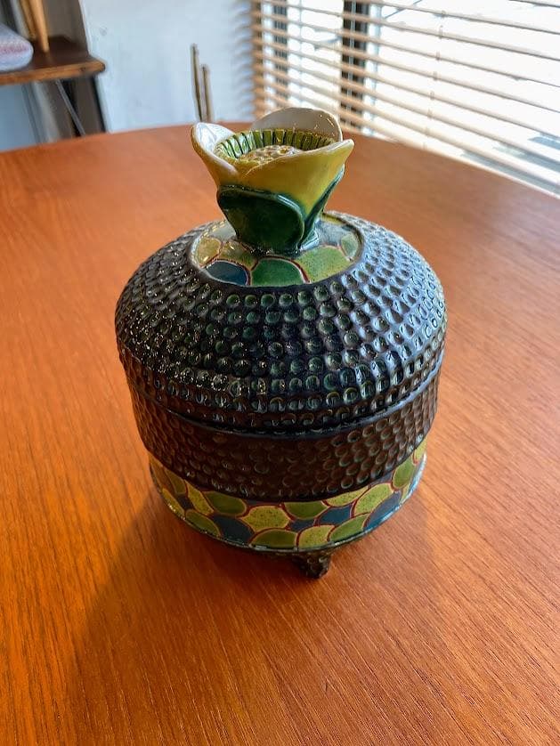 北欧 リトアニア 作家物 小物入れ 1点物