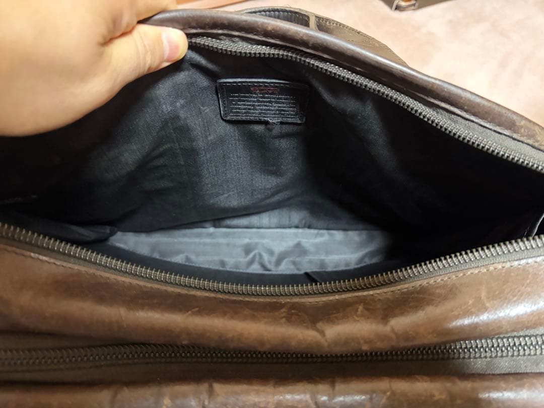 トゥミ TUMI ブリーフケース レザー エクスパンダブル ブラウン