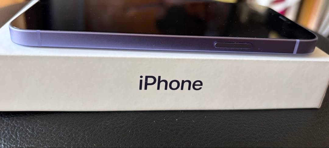 iPhone12 中古品 パープル 美品 箱あり 充電ケーブル未使用