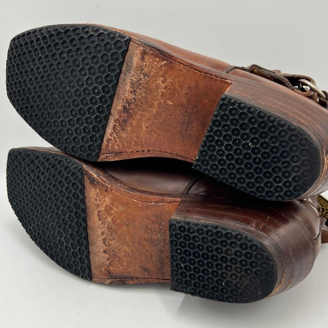 メキシコ製　アダムスブーツ　リングウエスタンブーツ　9ハーフ 27.5〜28