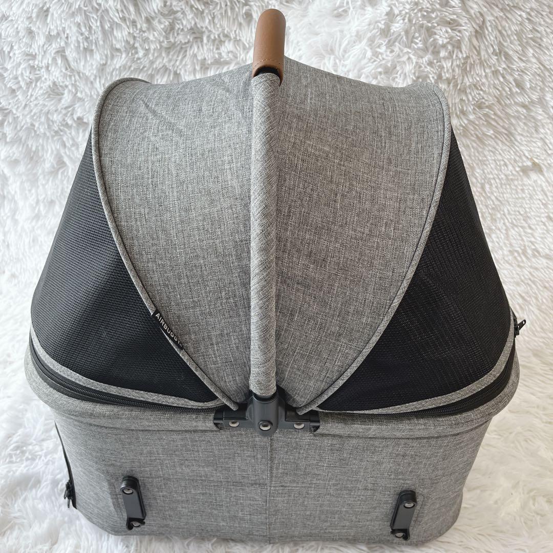 AirBuggy エアバギー　グレー　ペットウィズ　ペットカート　極美品　犬