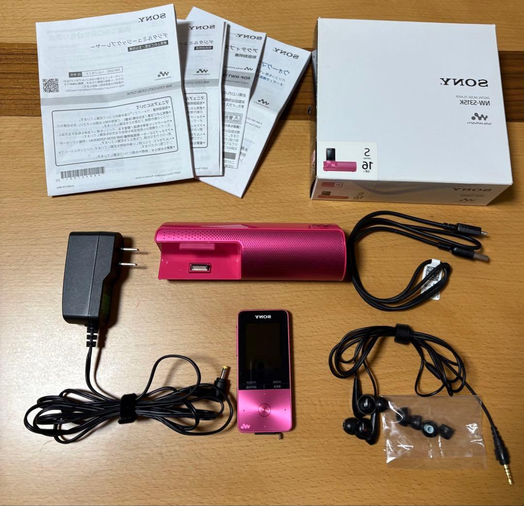 SONY NW-S315K ピンク デジタルオーディオプレーヤー　ウォークマン