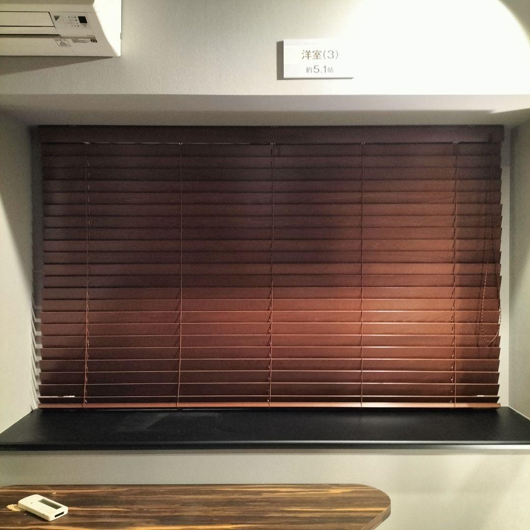 ◆タチカワ◆ウッドブラインド◆W168×H106◆O-2511BL3◆