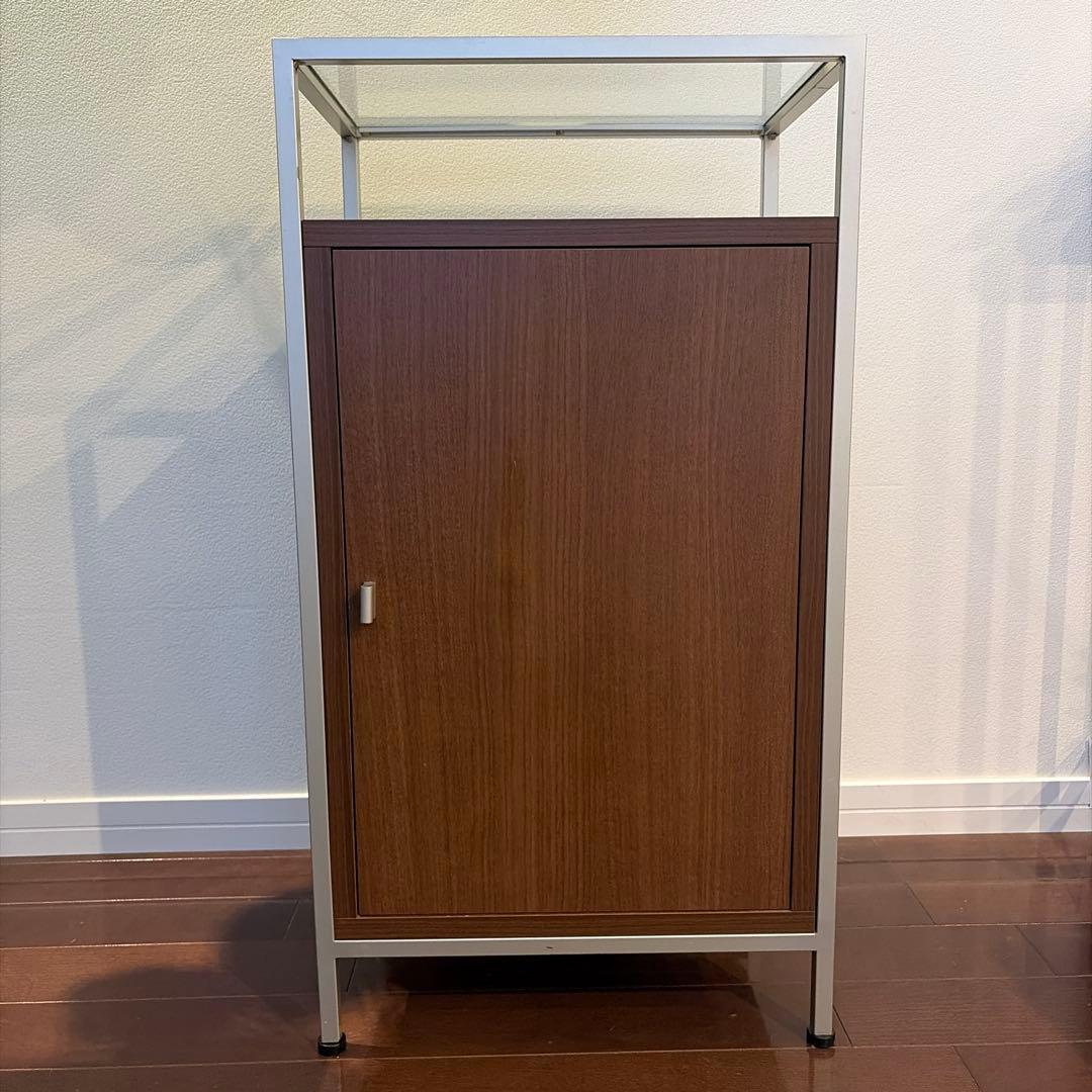 チェスト　電話台　ファックス台　ウォールナット色