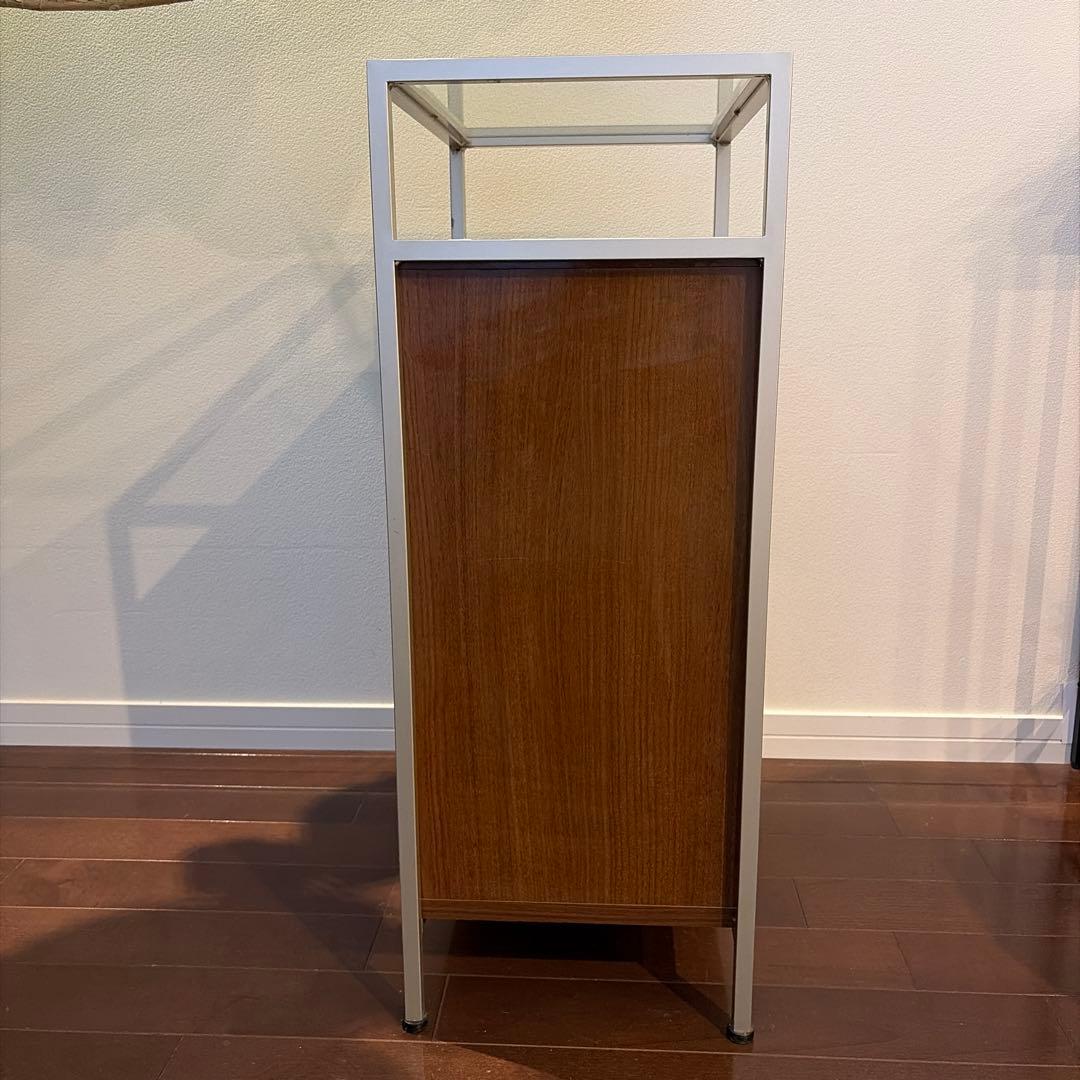 チェスト　電話台　ファックス台　ウォールナット色