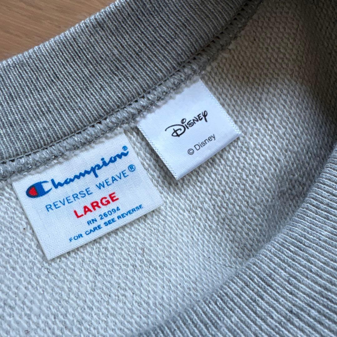 ジャーナルスタンダードレリューム　チャンピオン　ミッキースウェット　グレー