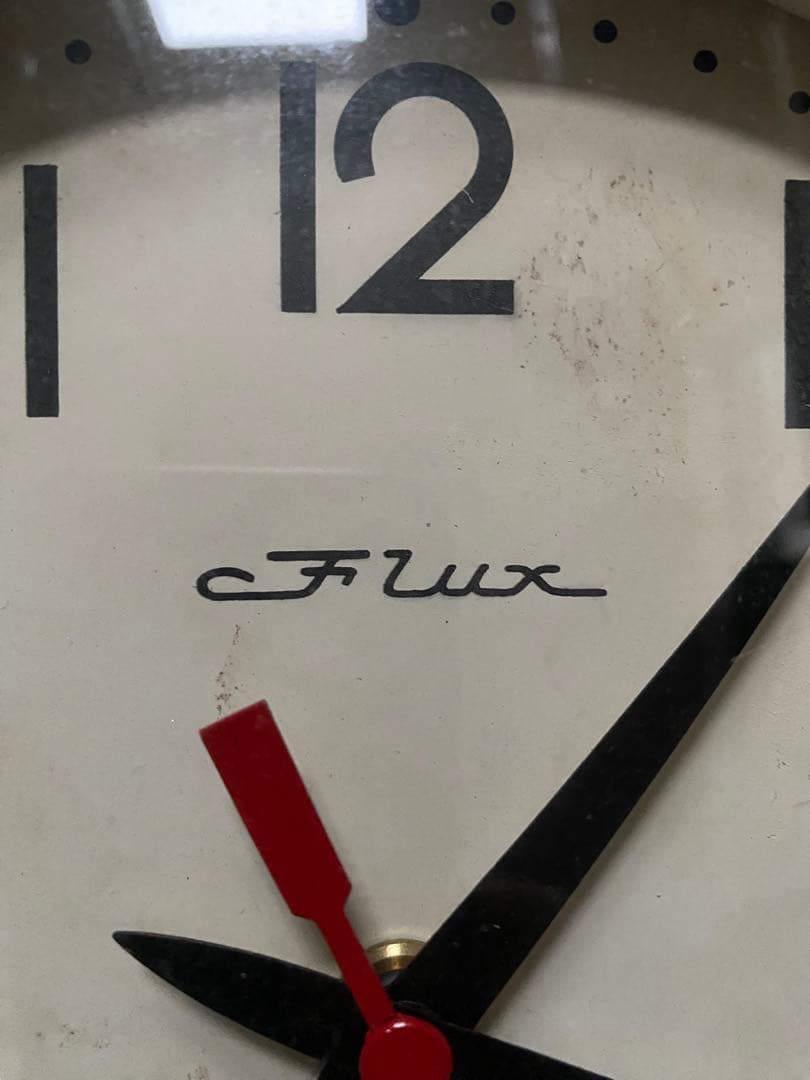 60'sヴィンテージ掛時計 東京時計 FLUX MOTOR CLOCK 不動品