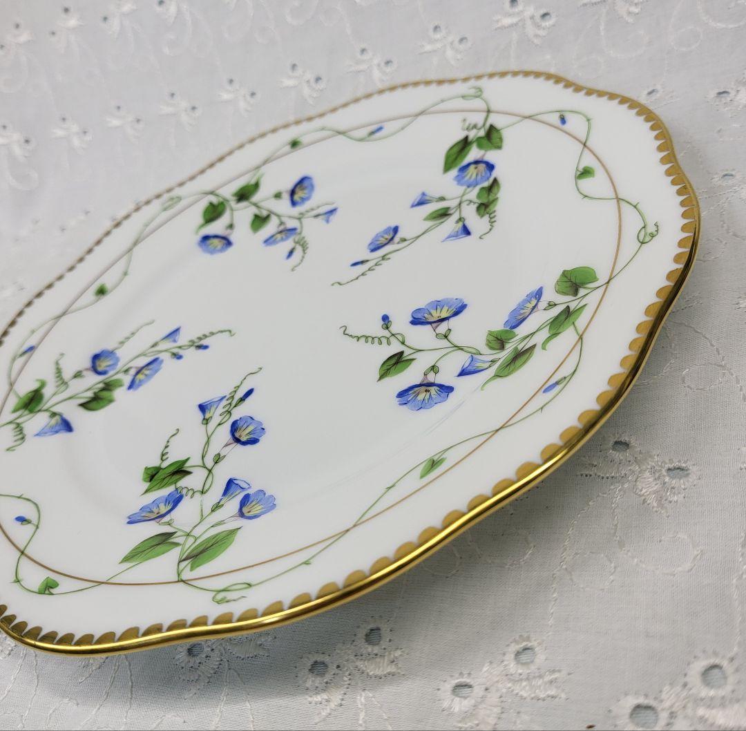 未使用✨高級✨ヘレンド モーニンググローリー 朝顔 プレート デザート皿②