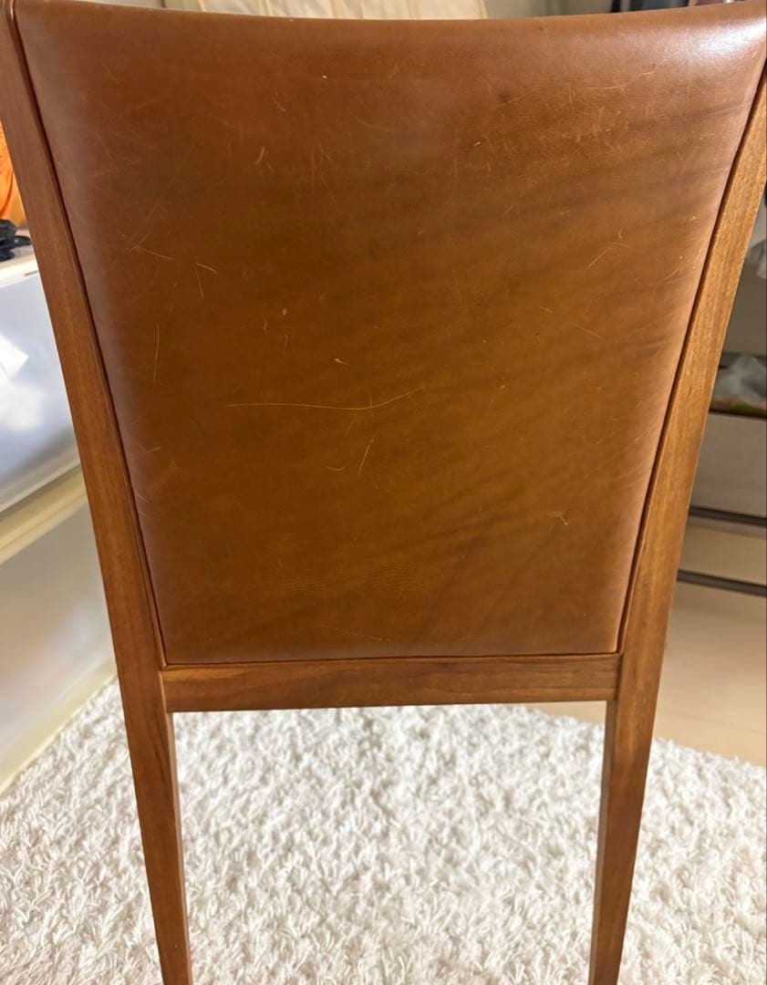 リッツウェル　SCHOLAR 革張り　ダイニングチェア 1脚