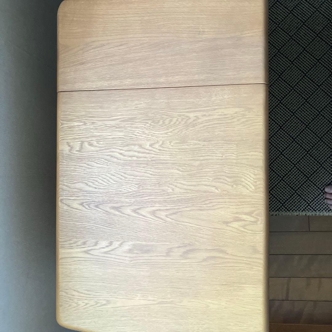 ★なりこ★カリモク学習机　ハート型取っ手の木製ワゴン　脇机　袖机