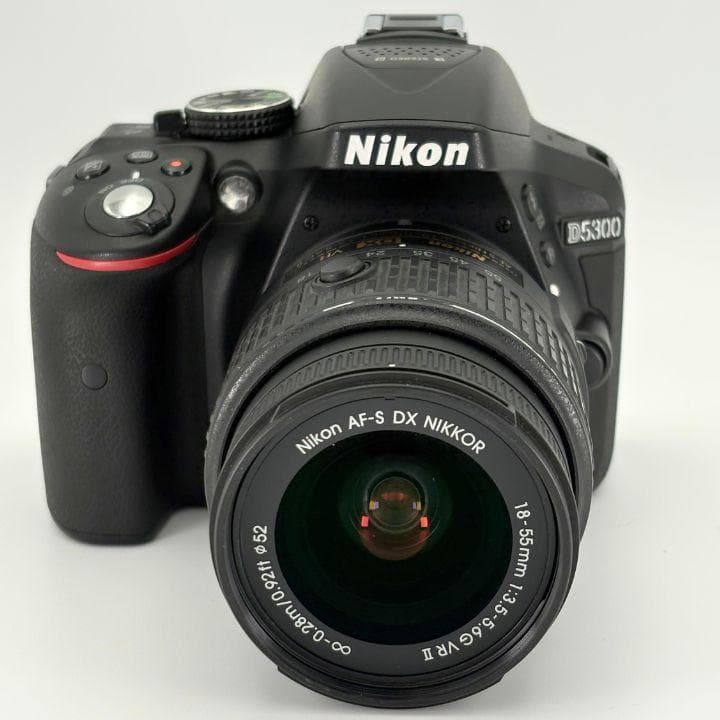 【美品＆SDカード付】Nikon D5300 Wズーム 総ショット1620回◎