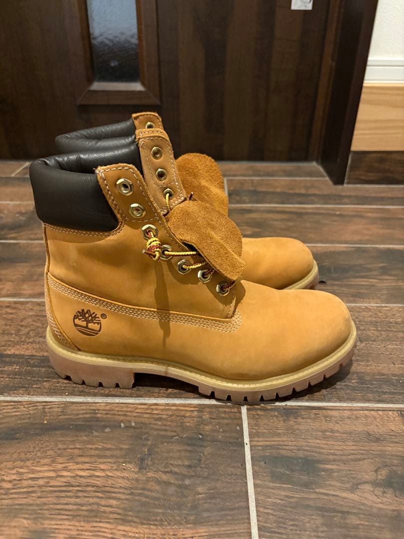 【値下げ中】Timberland 25.5 プレミアム イエローブーツ