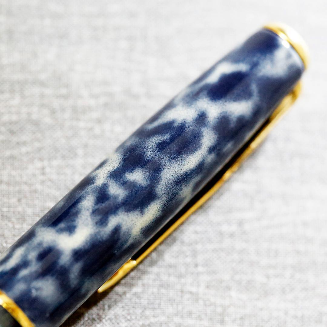 【美品 送料込み】パーカー 万年筆 ソネット インディゴ