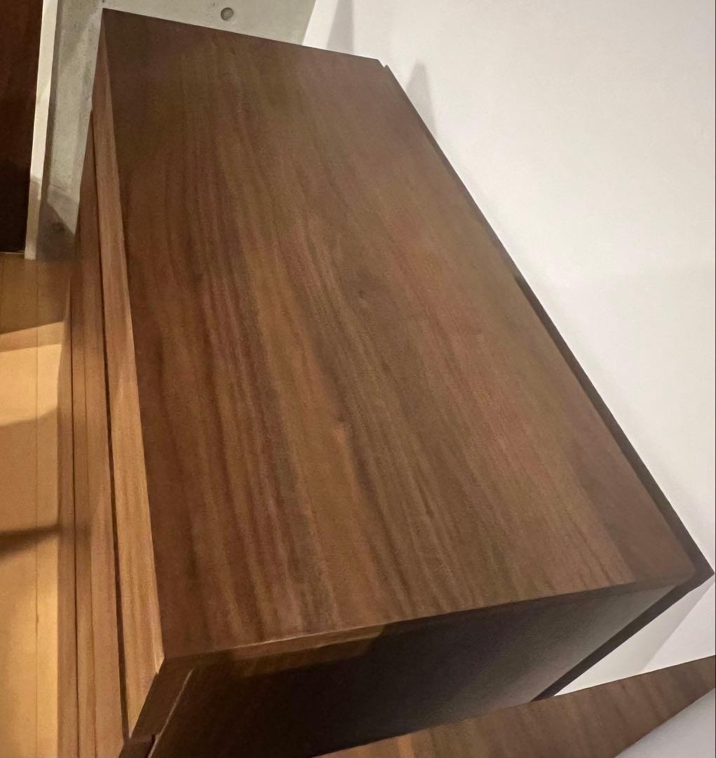 MUJI 木製チェスト 4段 ウォールナット 88cm