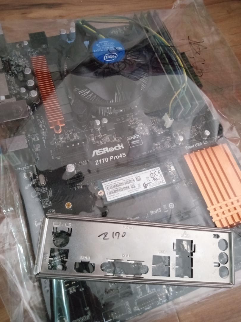 ASRock Z170 Pro4S マザーボードSSDメモリCPU付ジャンク