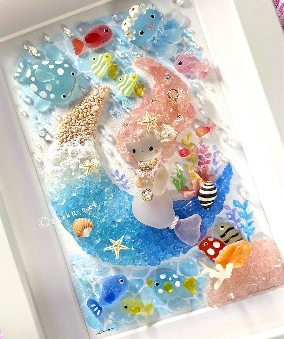 海のお月様 人魚姫 インテリア 自然 海 アクアリウム