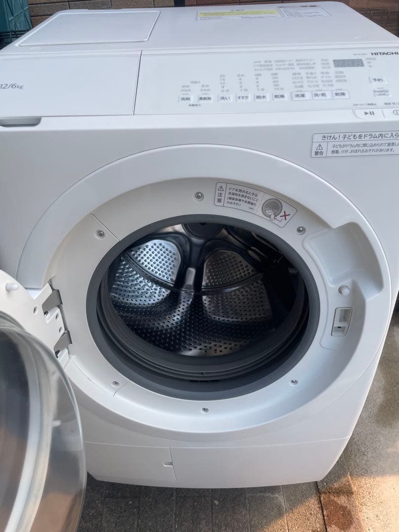 【高年式❗️ほぼ未使用】2024年製 日立ドラム式洗濯機 BD-SV120KL