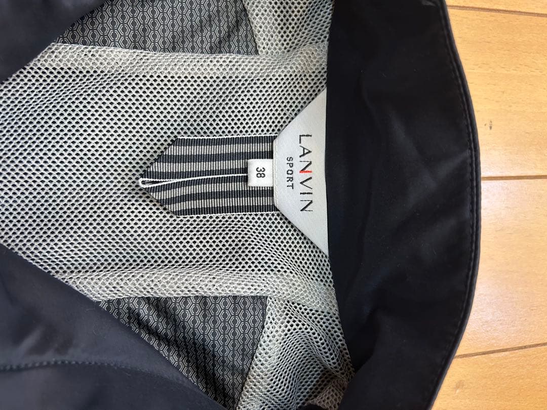 LANVIN スポーツ ダウン付きジャケット ネイビー 38 美品