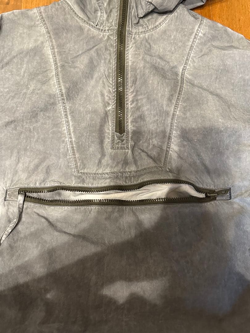 DIESEL ダークブルー プルオーバー ナイロンジャケット