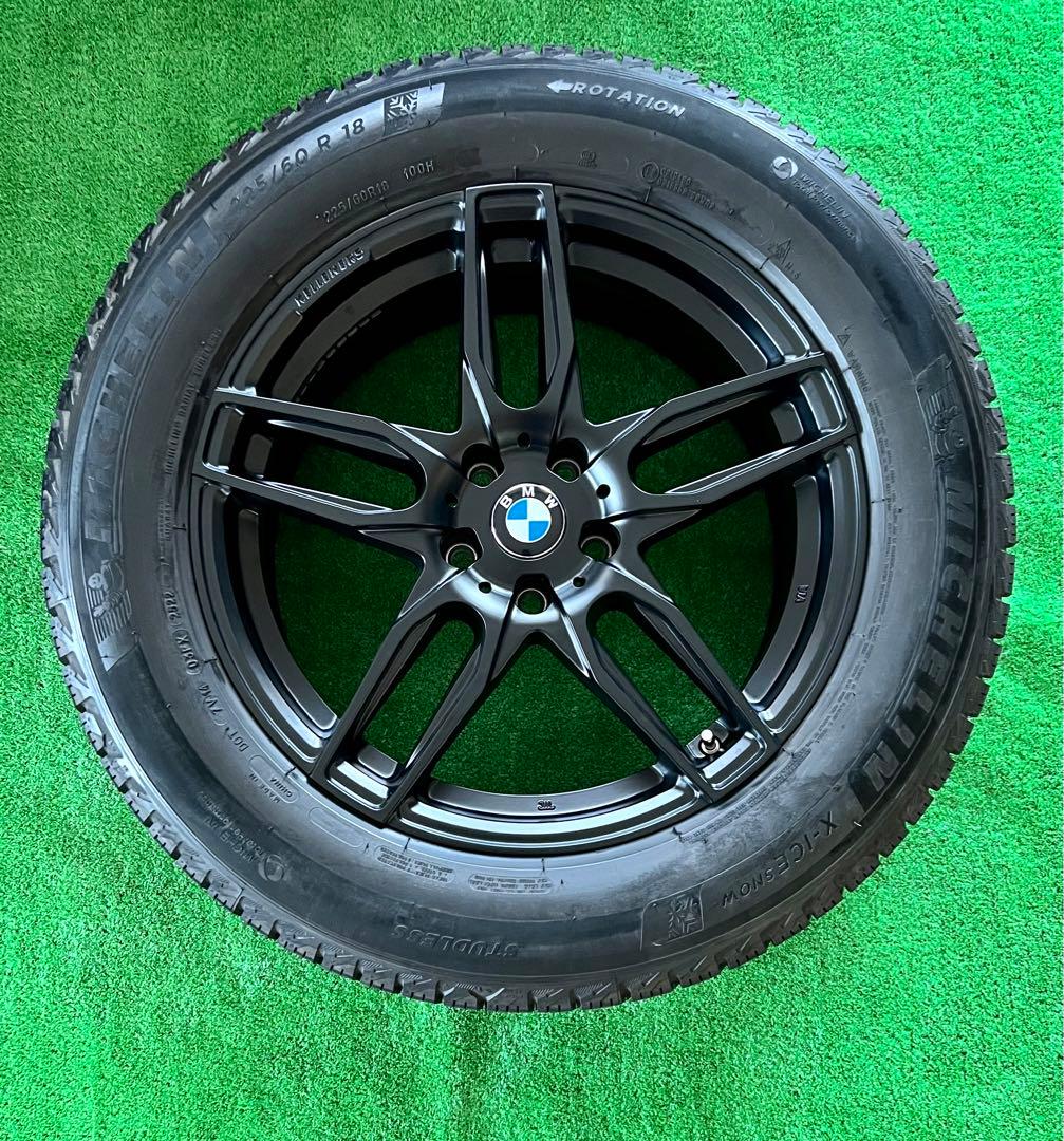  X3 X4 ケレナーズホイール＋バリ溝 ミシュラン冬タイヤ付き4本セット