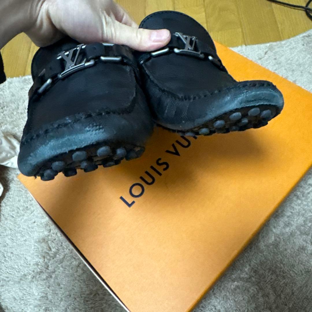 ルイヴィトン ダミエ アンフィニ ドライビングシューズ 27cm