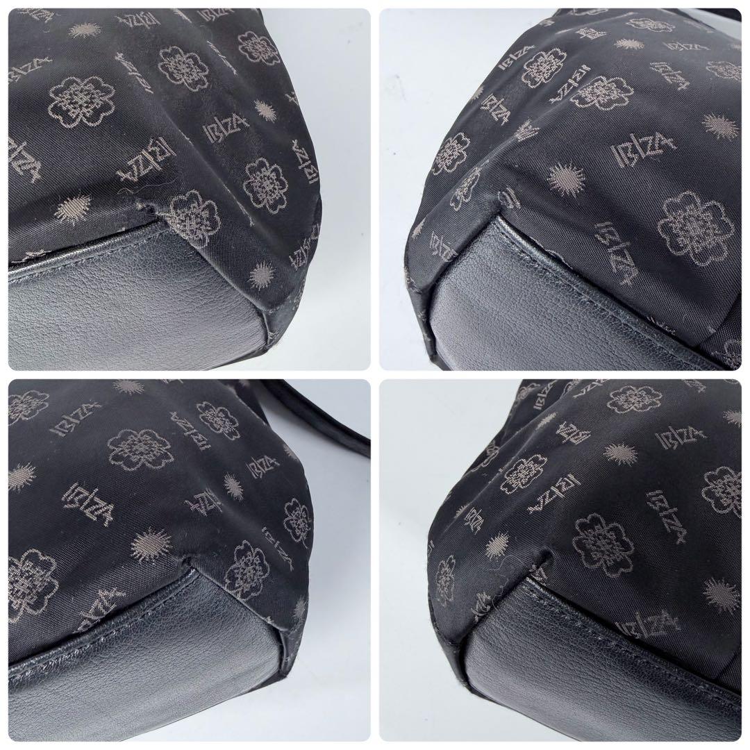 hanawarangasuki イビサロゴナイロンショルダーバックモノグラ