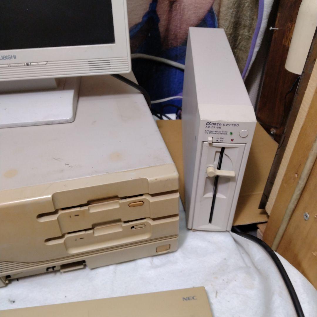 ■PC-98 5インチ外付けFDD AD-F51SR シングルドライブ ジャンク