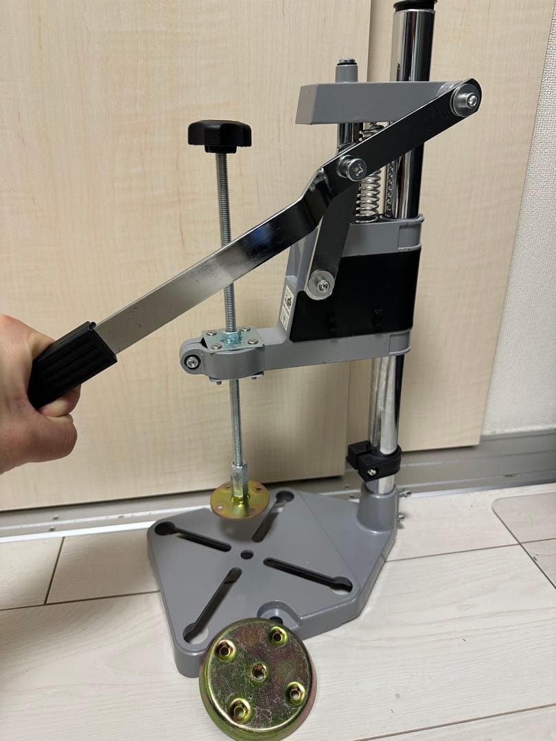 菌糸プレス機　自作　クワガタ　カブト　菌糸ビン