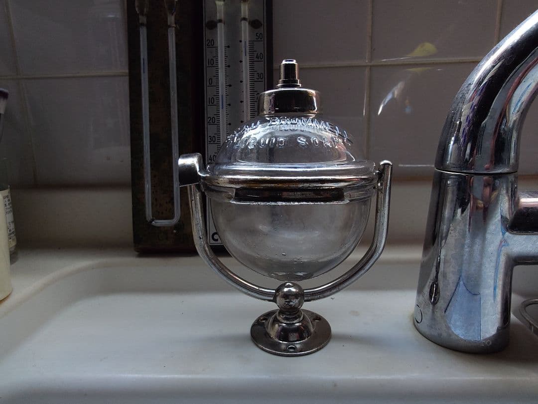 1900年代？ ガラス製 ソープディスペンサー