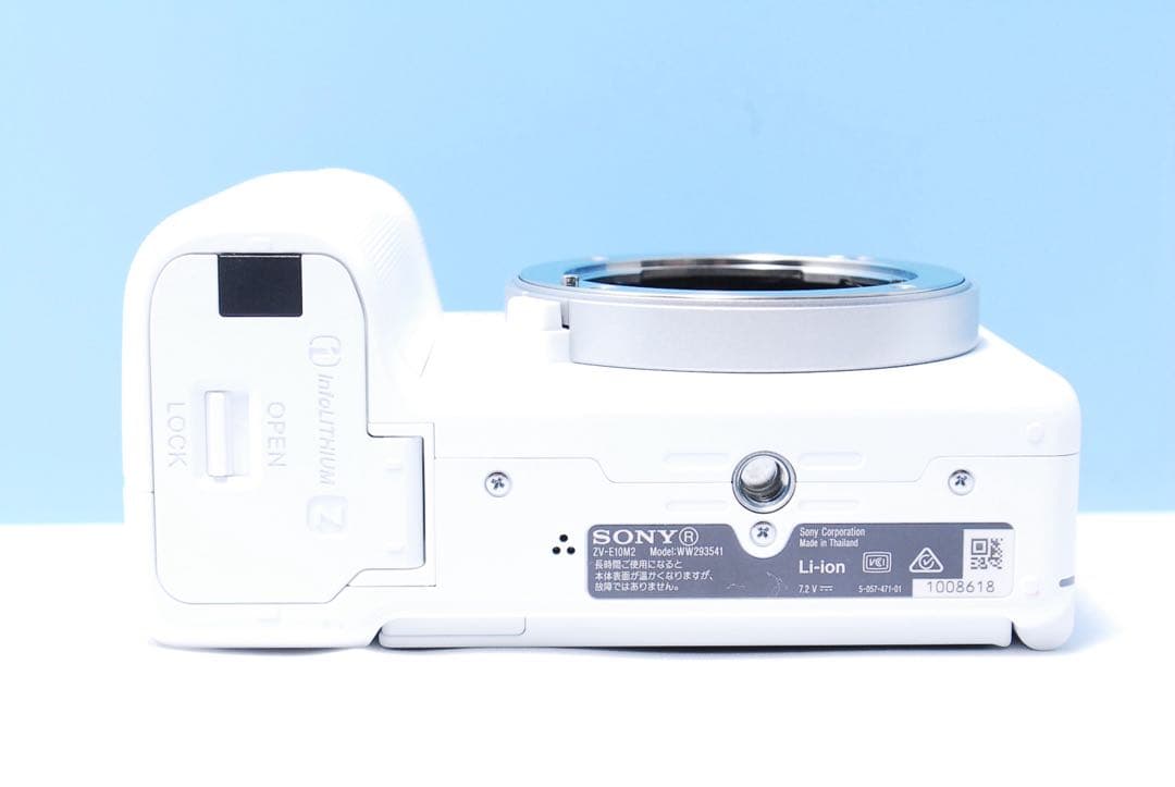 【新品級美品】SONY ZV-E10Ⅱ ダブルズームセット ホワイト 付属品完備
