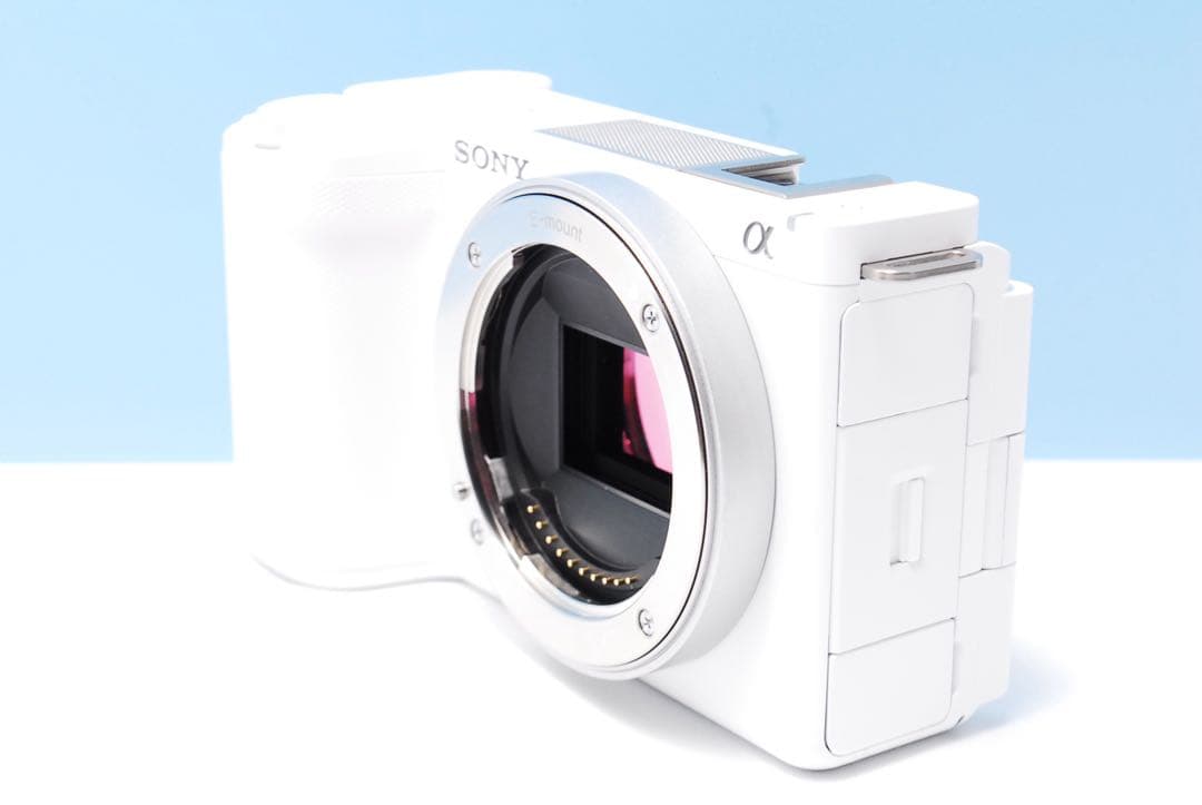 【新品級美品】SONY ZV-E10Ⅱ ダブルズームセット ホワイト 付属品完備