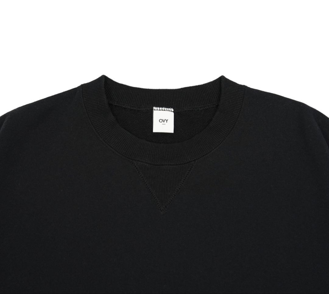 Ovy Gusset French Terry P/O Sweat (黒) XL