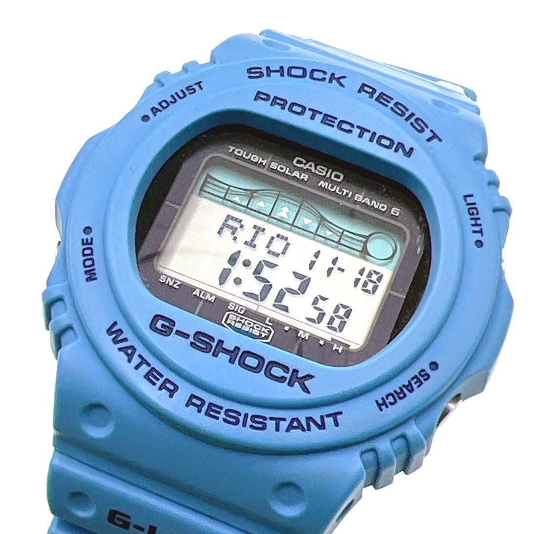 【極美品】 G-SHOCK G-LIDE GWX-5700CS 限定色ブルー