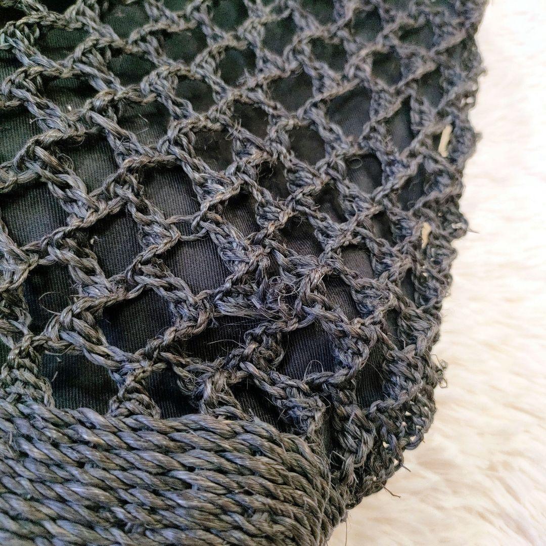 ヘレンカミンスキー　横型　カゴバッグ 　A4可　トートバッグ　編み込み