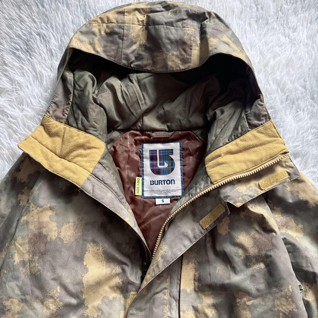 Burtonバートンスキーウェアスノーボードジャケットパーカーセット S 迷彩