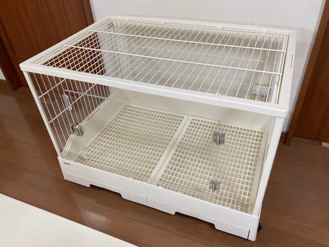 うさぎ　GEX クリアフロント　ケージ　使用品 　餌皿他