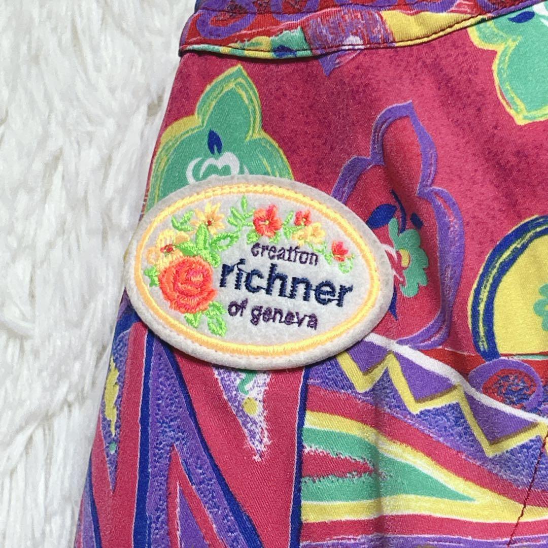 ［タグ付］リヒナー　スキーウェア　１１　撥水加工　総柄　定価44,000円