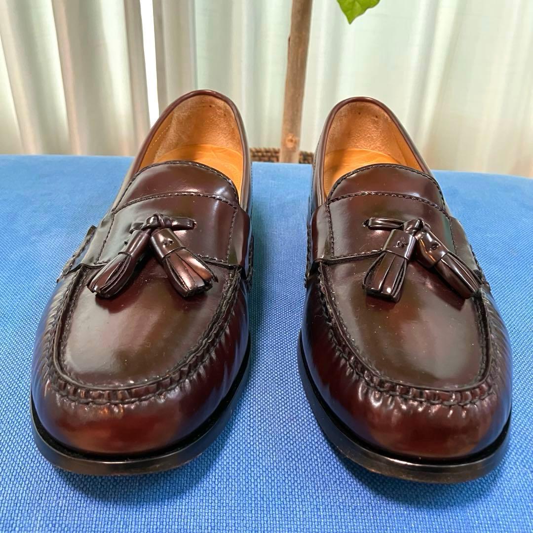 COLE HAAN コールハーン ピンチ タッセルローファー バーガンディ 茶